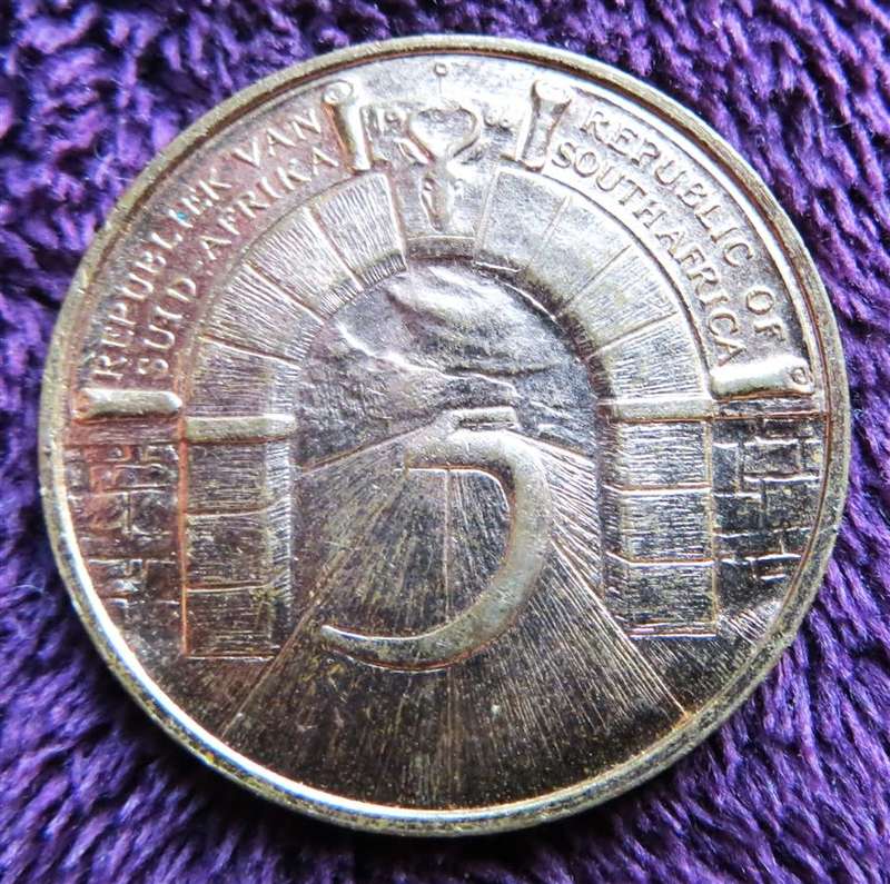 Republic of SA 5 Years Johannesburg Medallion