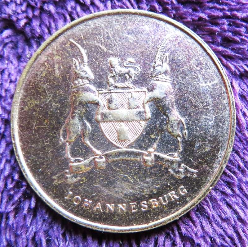 Republic of SA 5 Years Johannesburg Medallion