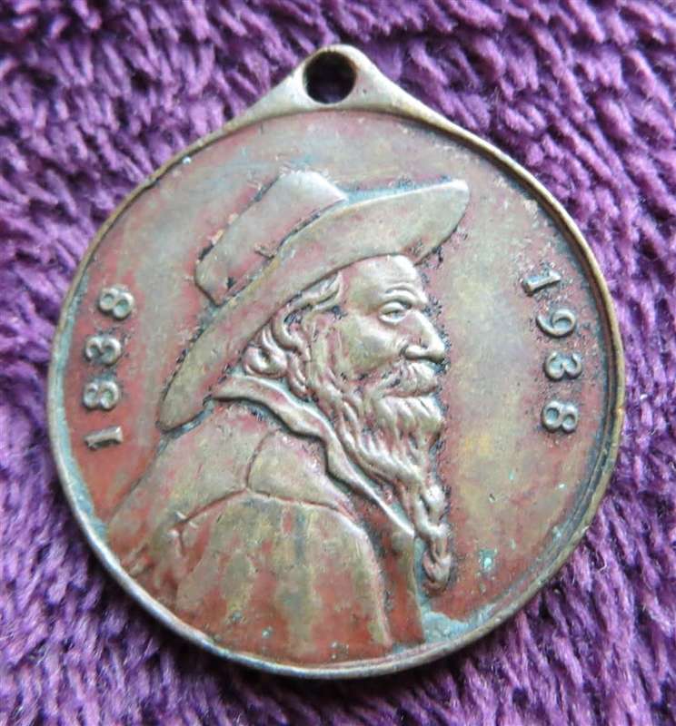 Voortrekker Great Trek 1838-1938 Centenary Medallion