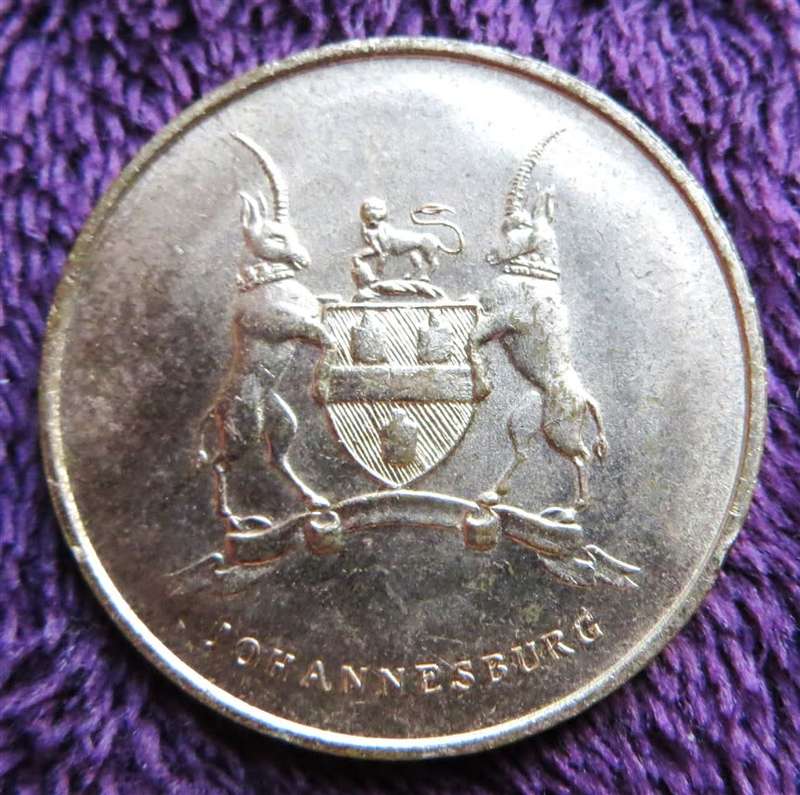 Republic of SA 5 Years Johannesburg Medallion