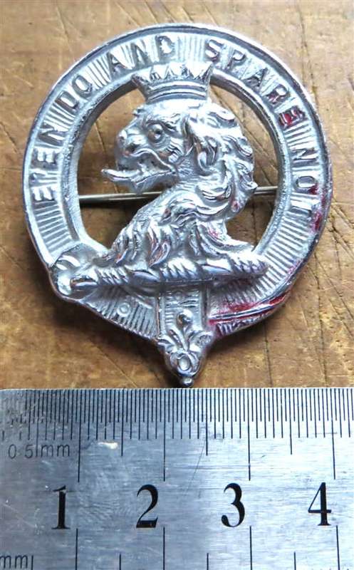 E`en Do and Spare Not - Scottish Heavy Badge MacGregor Clan