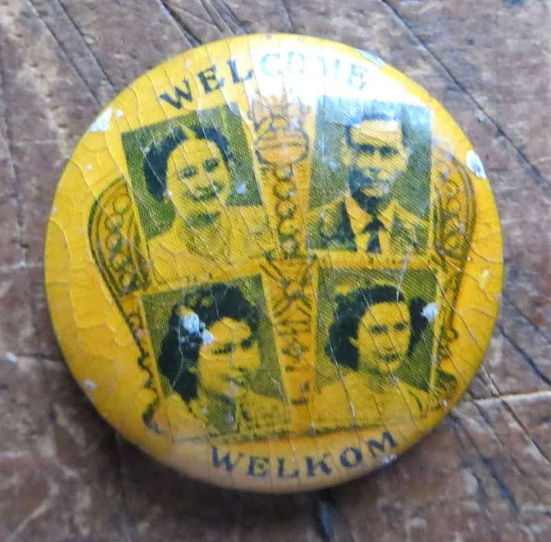 Welcome/Welkom SA Royal Visit Badge