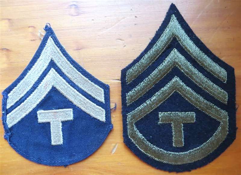 US Airforce Technician Rank Patches