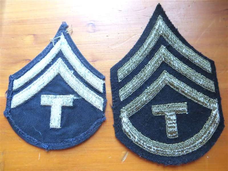 US Airforce Technician Rank Patches