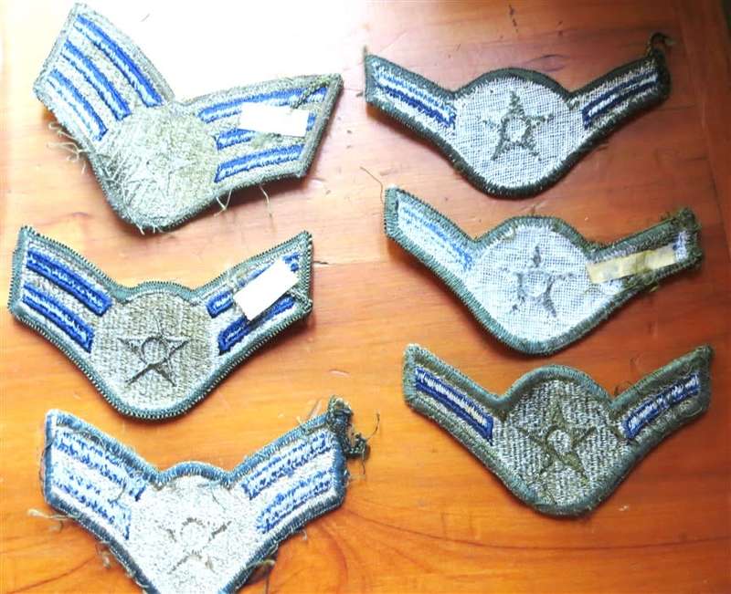 US Airforce Rank Patches