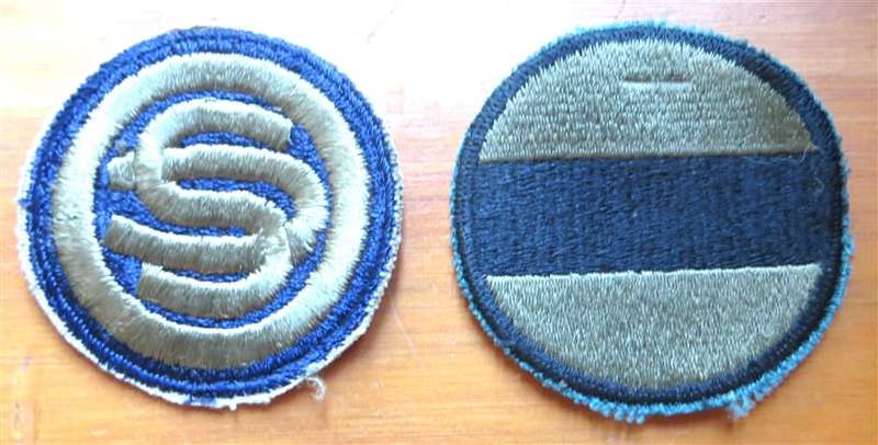 2 x US Army embroidered Patches