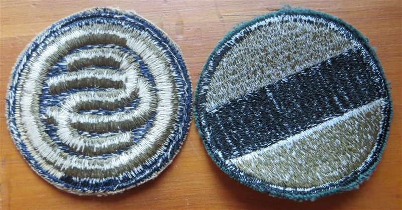 2 x US Army embroidered Patches