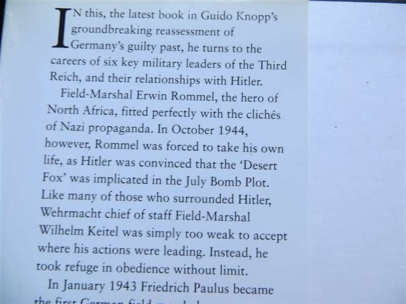 Hitler`s Warriors - Guido Knopp - 1st English translation from German
