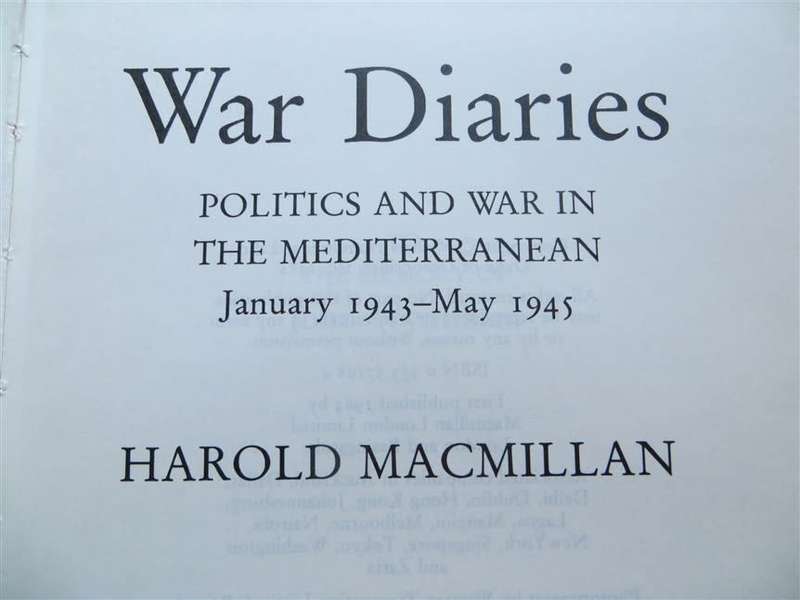 War Diaries - Harold Macmillan