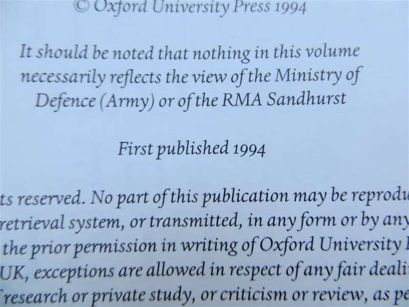 The Oxford Illustrated History of the British Army - Oxford Univ. Press