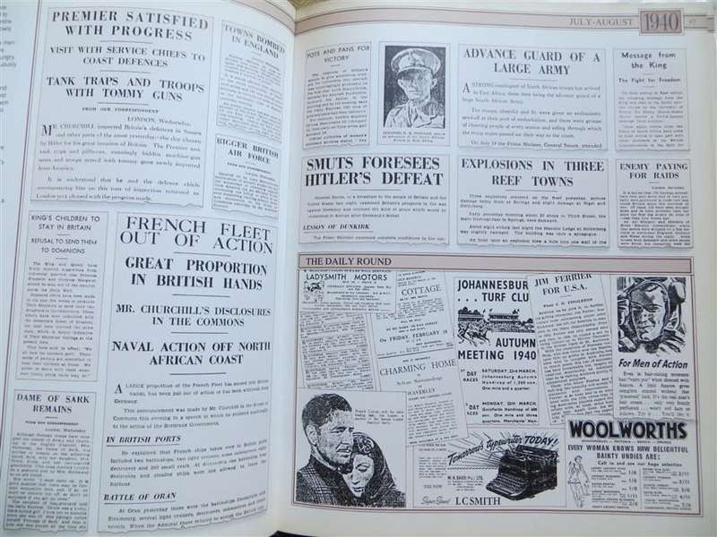 The Star - World War II - recaptured from SA daily Newspaper - Hardcover
