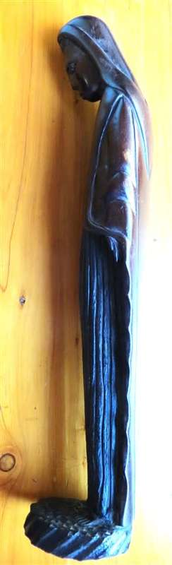 Hardwood Carving - Mother Mary - +- 600mm high Standing