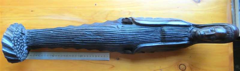 Hardwood Carving - Mother Mary - +- 600mm high Standing