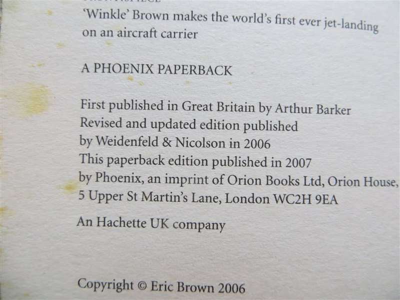 Wings on my Sleeve - Capt. Eric `Winkle` Brown