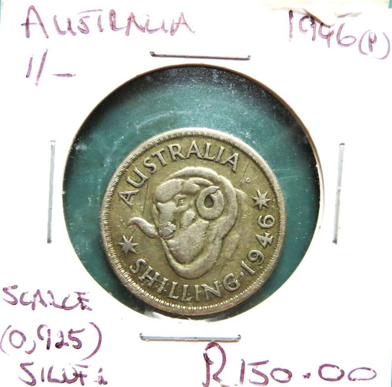1946 Australia SILVER Shilling