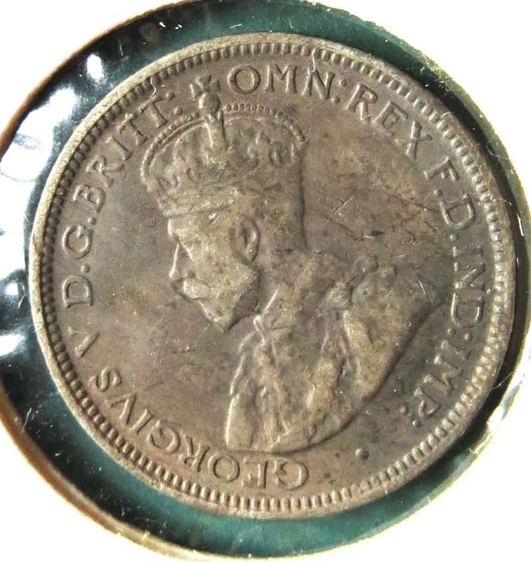 1916 British West Africa Sixpence SILVER