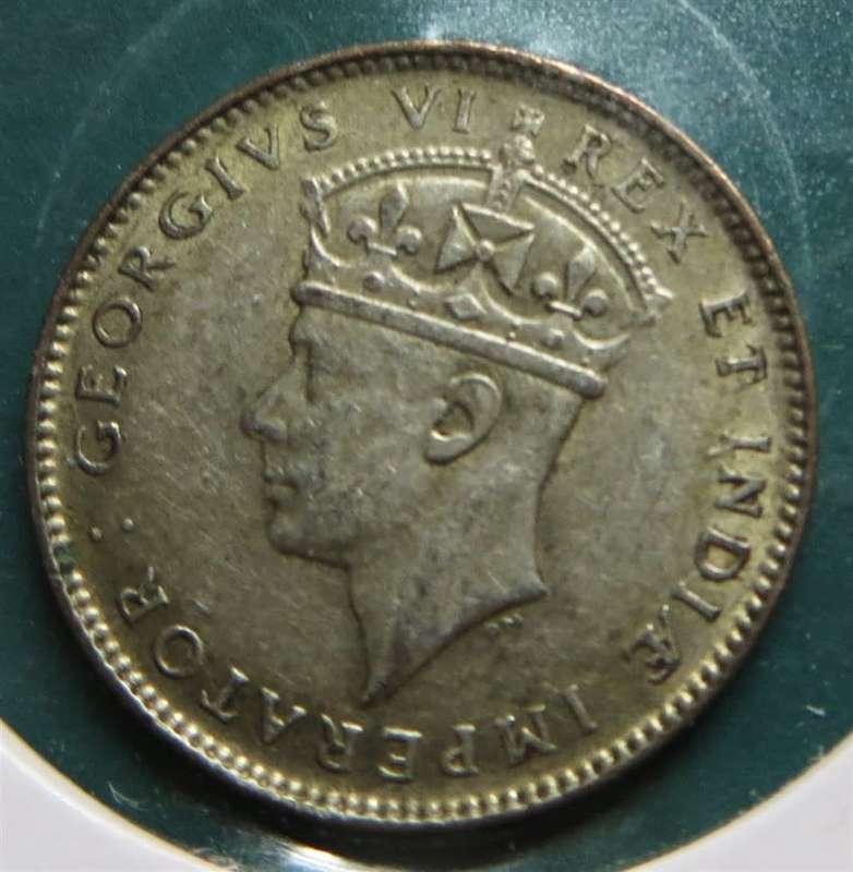 1937(H) East Africa SILVER 50 Cents