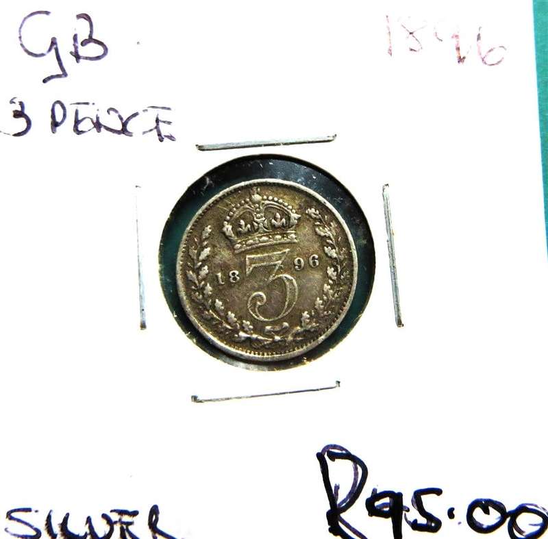GB 1896 SILVER Threepence 3d