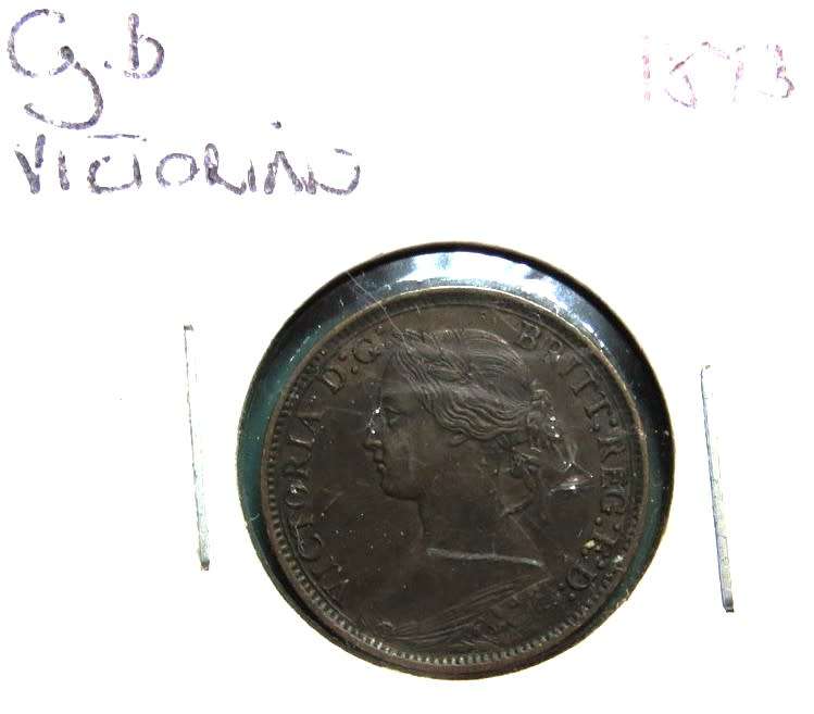 GB 1873 Victorian Quarter Penny