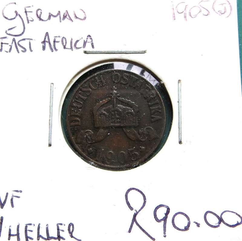 1905(J) Germany East Africa 1 Heller