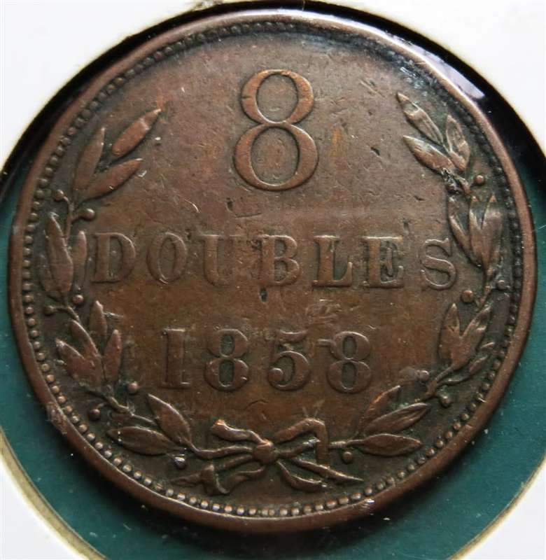 1858 Guernsey 8 Doubles