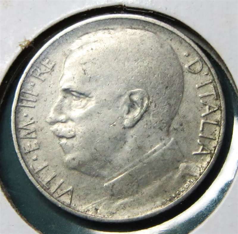 1921 Italy Reeded 50 Centesimi