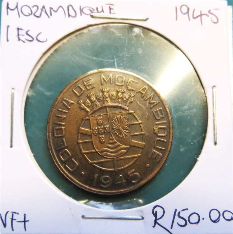1945 Mozambique 1 Escudo