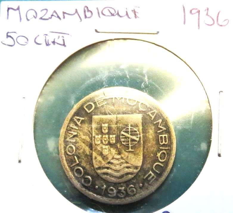 1936 Mozambique 50 Cents