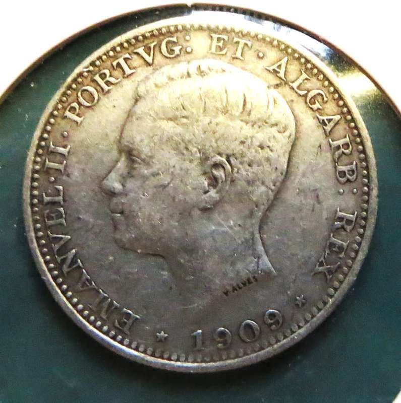 1909 Portugal SILVER 200 Reis