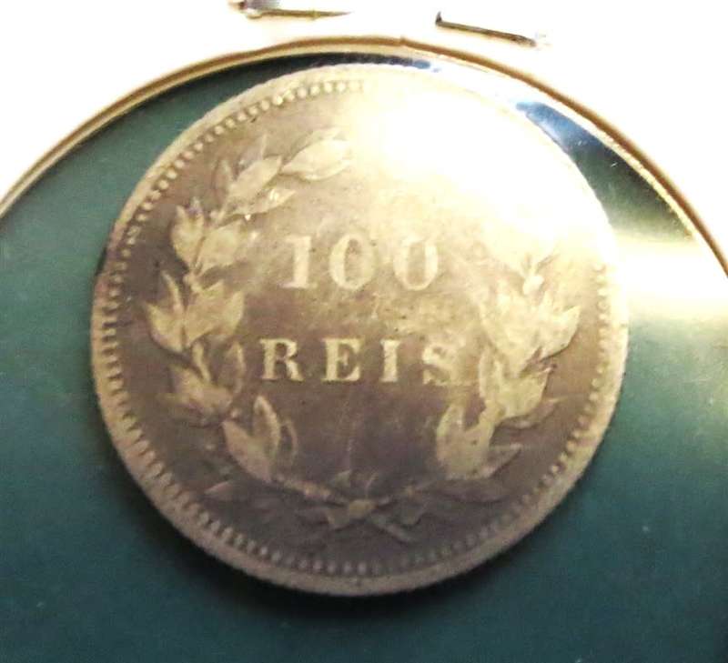 1893 Portugal SILVER 100 Reis