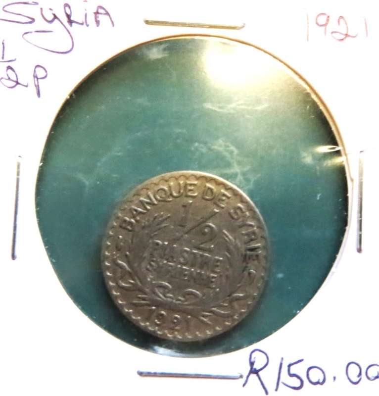 1921 Syria 1/2 Piastres