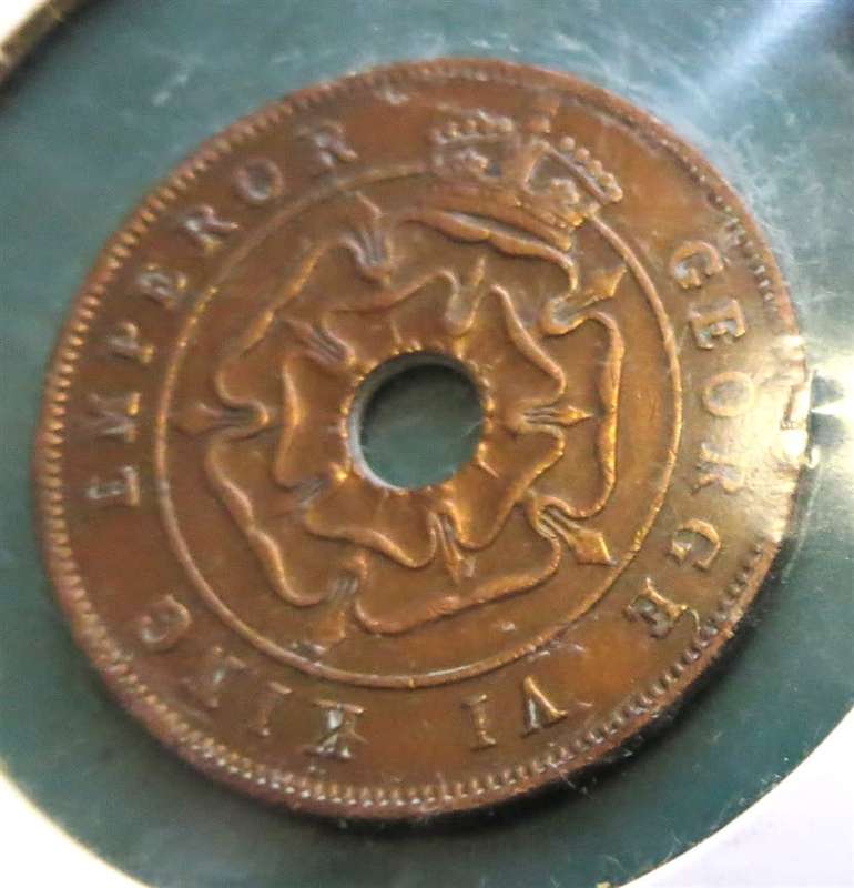 1942 SCARCE Southern Rhodesia 1d
