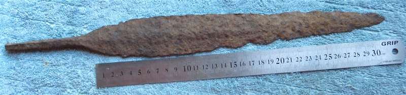 Old Rusty Metal Spear Tip - Unknown - Bought in Kwa Zulu Natal , SA
