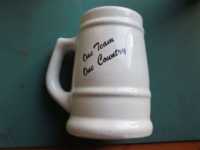 1995 South Africa Rugby World Champions One Team One Country Mug