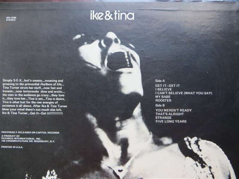 Ike & Tina Turner - get It! get it! Vintage Vinyl LP Cover VG/VG
