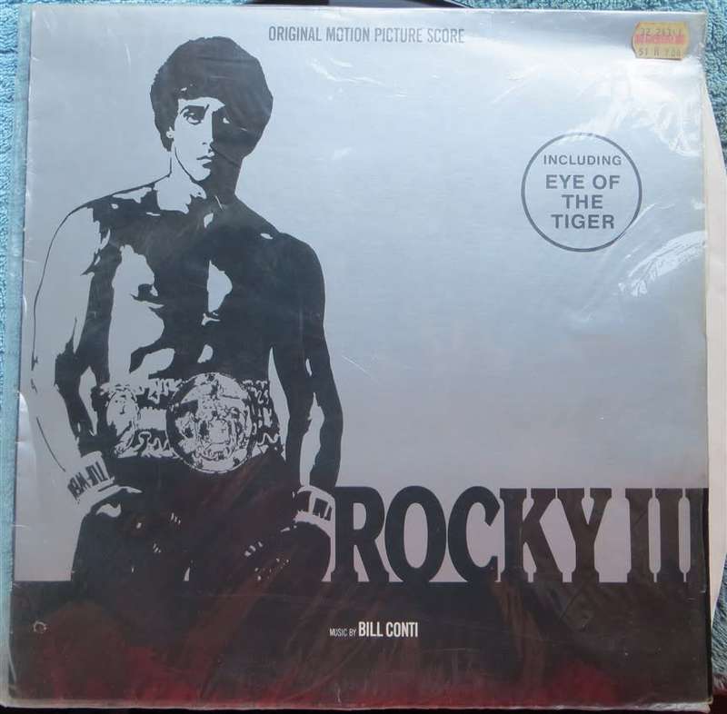 Rocky III - Eye of the Tiger - Vintage Vinyl LP Cover VG/VG plus
