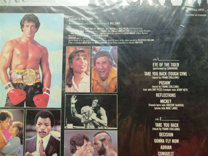 Rocky III - Eye of the Tiger - Vintage Vinyl LP Cover VG/VG plus