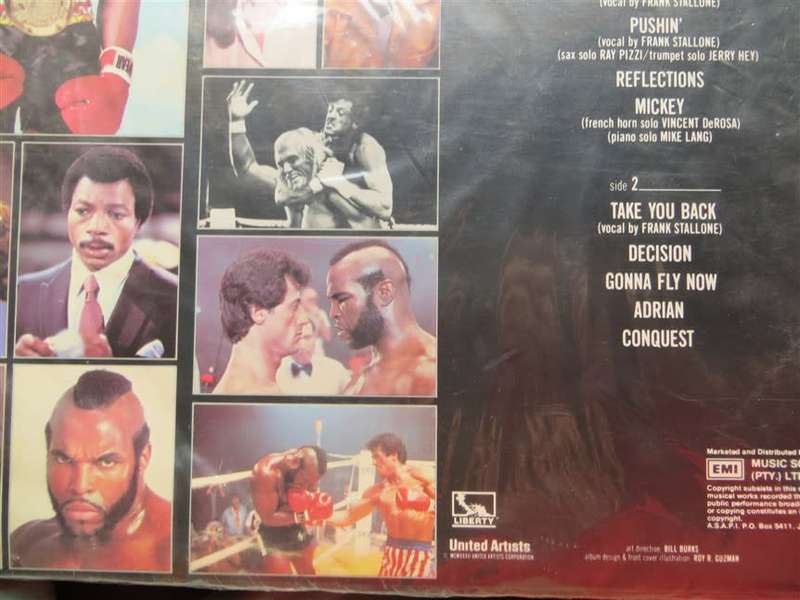 Rocky III - Eye of the Tiger - Vintage Vinyl LP Cover VG/VG plus