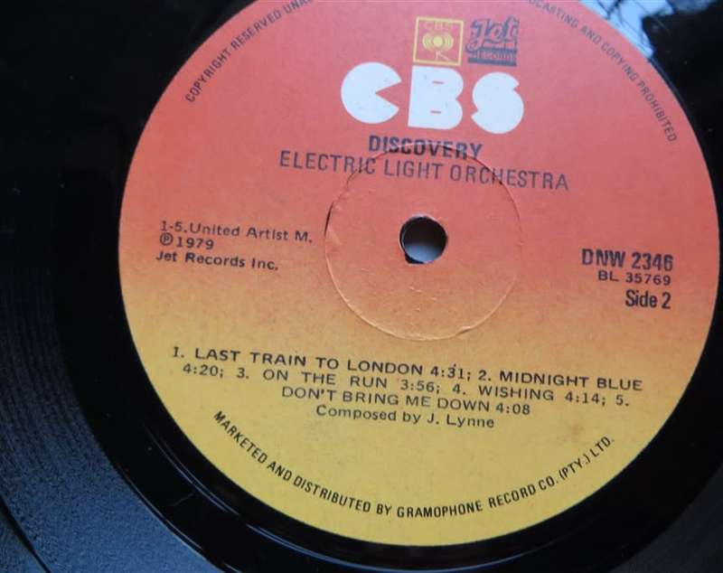ELO - Discovery - Vintage Vinyl LP Cover VG/VG plus
