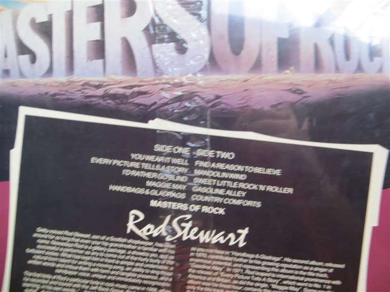 Masters of Rock - Rod Stewart - Vintage Vinyl LP Cover VG/VG plus