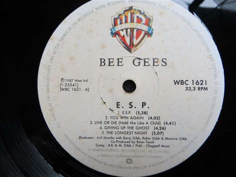 BeeGees - E-S-P - Vinyl LP Cover VG/VG
