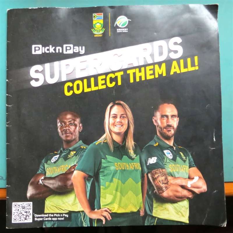 Cricket Supercards Album + Cards - Incomplete