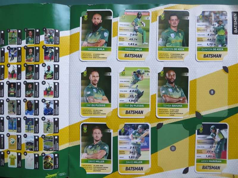 Cricket Supercards Album + Cards - Incomplete