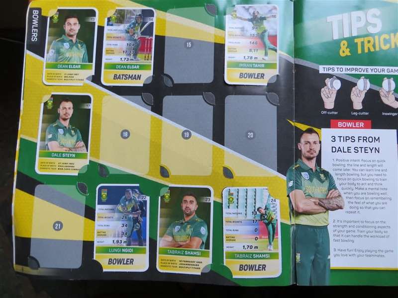 Cricket Supercards Album + Cards - Incomplete