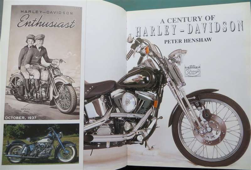 A Century Of Harley Davidson - Peter Henshaw - Great Photographs Hardcover