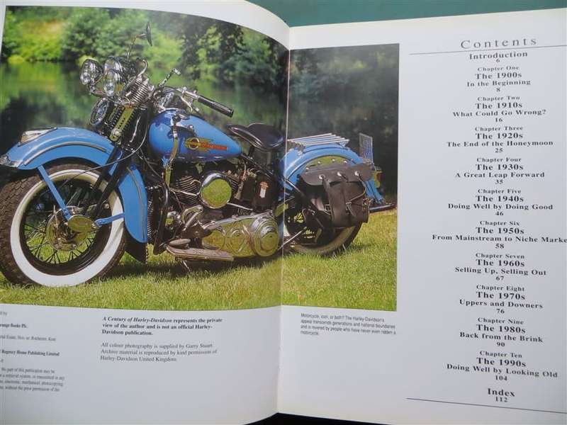 A Century Of Harley Davidson - Peter Henshaw - Great Photographs Hardcover