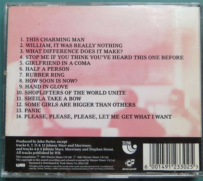 The Smiths Best...... CD - Plays Great
