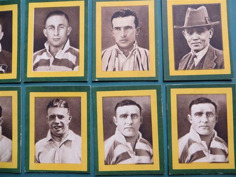 10 x 1931 SA Springbok Rugby & Cricket Cigarette Cards - Scarce