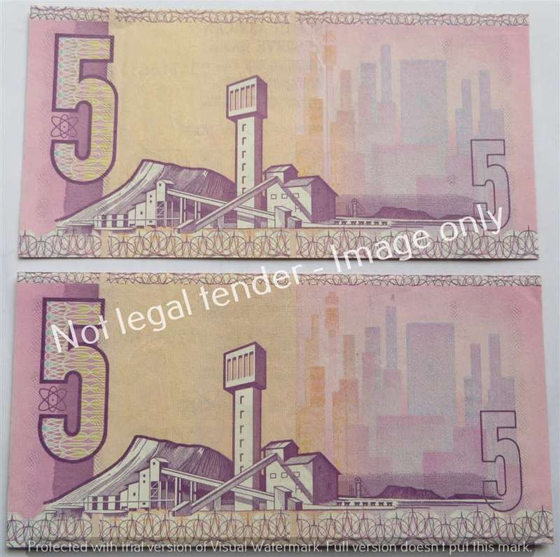 2 x CL Stals C Prefix R5 Notes - 1 Bid