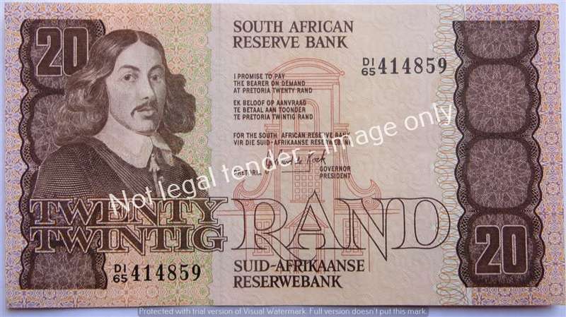 GPC De Kock R20 Note 2nd Issue D165 414859
